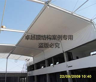 寧夏吳忠室內(nèi)網(wǎng)球場膜結構頂棚