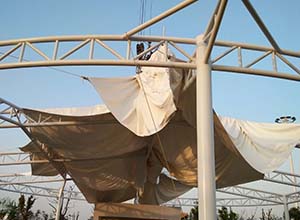 膜結(jié)構(gòu)中膜布怎么安裝？