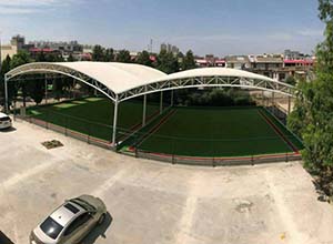 門球場(chǎng)膜結(jié)構(gòu)頂棚/罩棚有哪些優(yōu)點(diǎn)？(圖文)