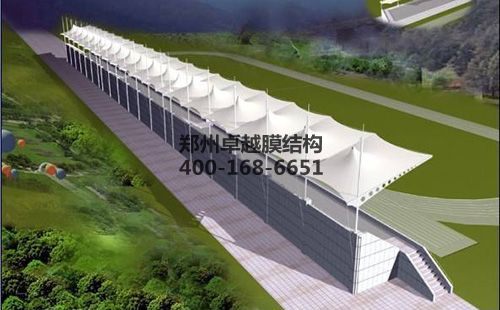 來賓膜結(jié)構(gòu)看臺(tái)【來賓學(xué)院等】設(shè)計(jì)施工案例