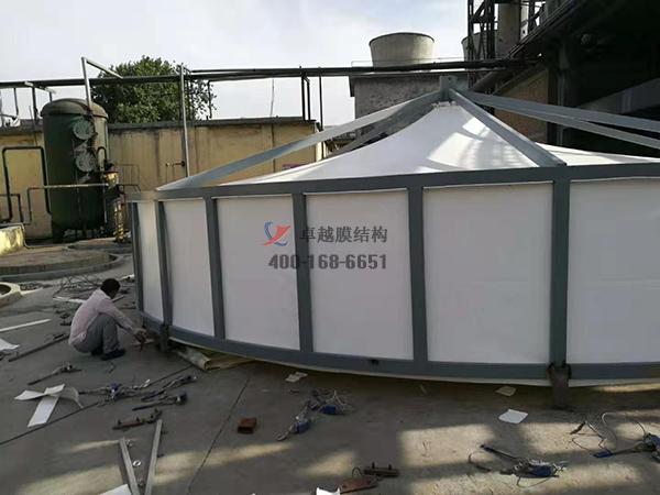 慶陽膜結(jié)構遮陽棚商業(yè)街設計案例 　　