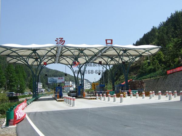 煙臺高速收費站雨棚【專業(yè)廠家】景觀遮陽棚/服務區(qū)膜結構充電站設計公司