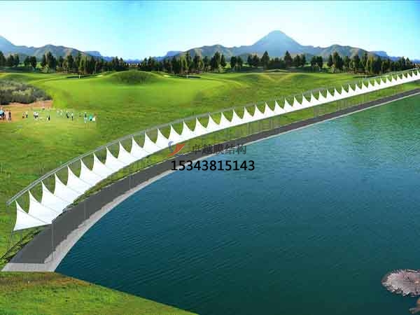 伊犁景觀<font color='red'>張拉膜結(jié)構(gòu)</font>遮陽棚【生產(chǎn)廠家】