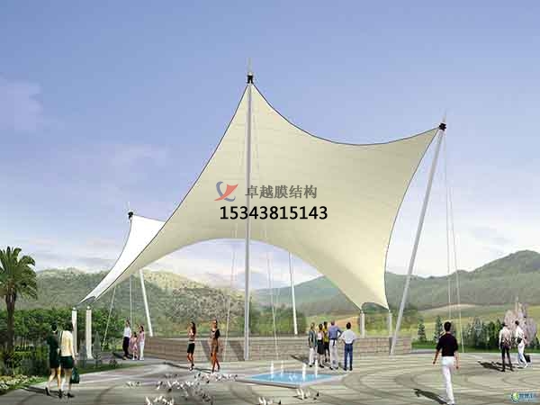 泰州景觀<font color='red'>張拉膜結構</font>遮陽棚【生產(chǎn)廠家】