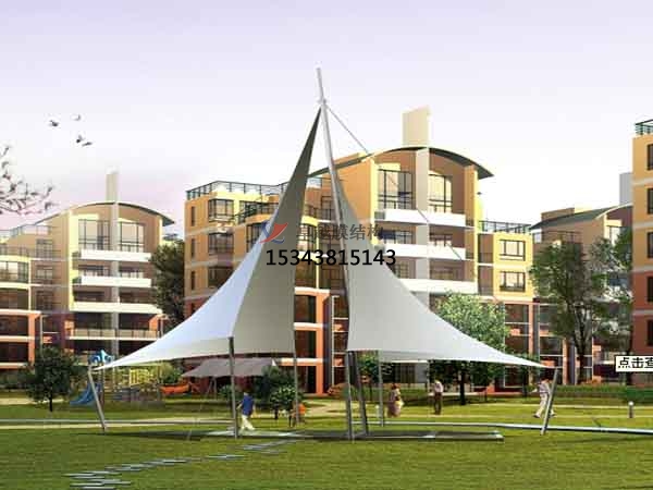 營口市<font color='red'>張拉膜結構</font>景觀設計施工【案例圖片】