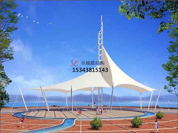 白山<font color='red'>張拉膜結構</font>景觀小品【案例圖片】