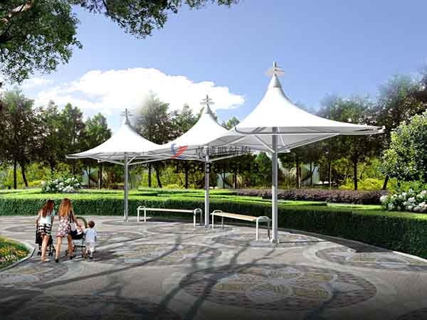 中衛(wèi)<font color='red'>張拉膜結構</font>景觀設計施工【案例圖片】