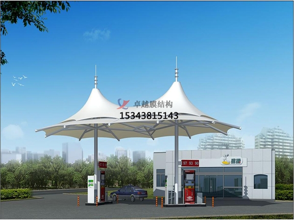 黔南膜結(jié)構(gòu)加油站頂棚【生產(chǎn)廠家】黔南加氣站膜結(jié)構(gòu)遮陽棚公司 　　