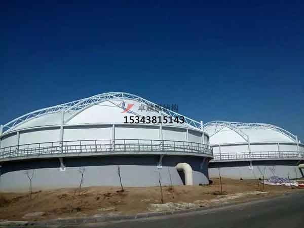 中衛(wèi)<font color='red'>污水池膜結(jié)構(gòu)</font>罩棚設(shè)計公司/案例/圖片【生產(chǎn)廠家】 ? ?