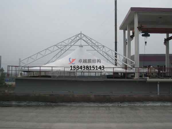 銀川市污水池加蓋圖片/膜結(jié)構(gòu)罩棚案例、設(shè)計(jì)