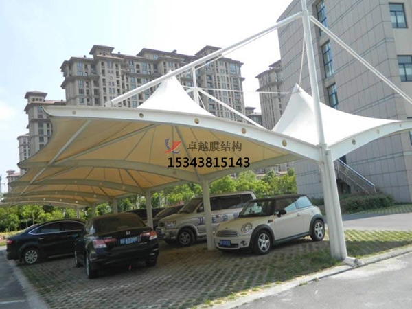 禹州<font color='red'>膜結構停車棚</font>【遮陽棚生產(chǎn)安裝】