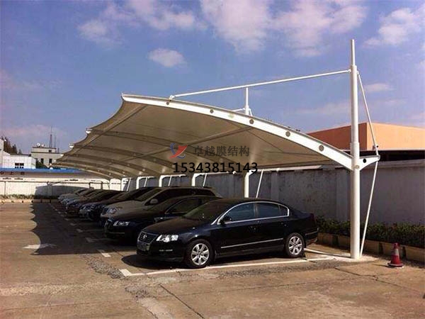 單縣膜結(jié)構【充電站防雨篷】停車棚設計安裝