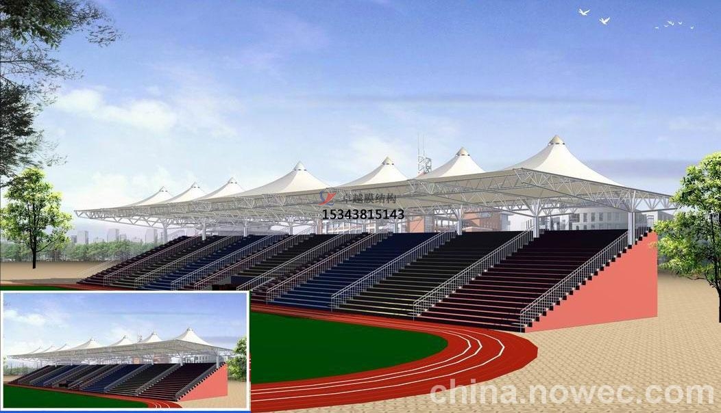 呂梁市體育場看臺(tái)頂棚/運(yùn)動(dòng)場主席臺(tái)/風(fēng)雨操場雨棚生產(chǎn)廠家