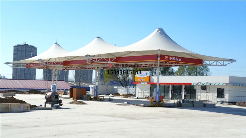 通遼加油站罩棚施工/加氣站雨棚設(shè)計安裝/充電站生產(chǎn)廠家