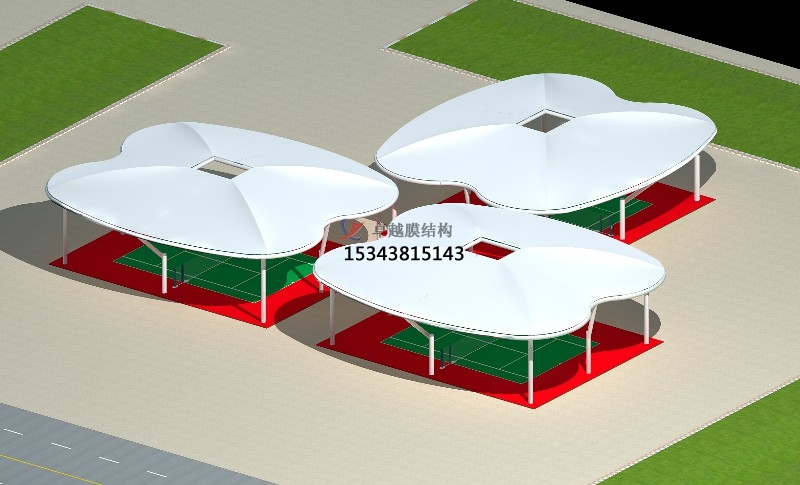 膜結構體育場效果圖【專業(yè)設計團隊】