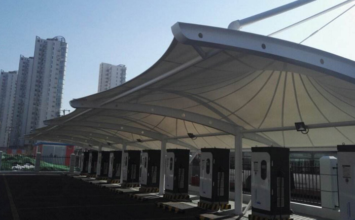 7字形<font color='red'>膜結構車棚</font>的質量怎么樣