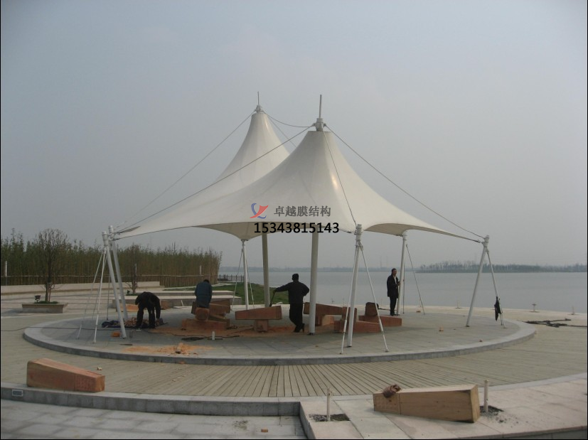 鄭州膜結構景觀張拉膜遮陽頂蓋【生產(chǎn)廠家】