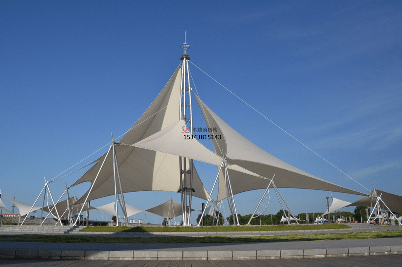 許昌膜結(jié)構(gòu)體育看臺、停車棚膜材廠家
