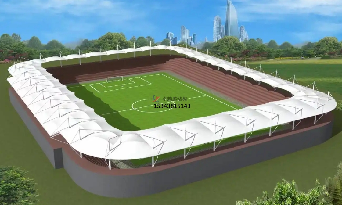 黃石足球場(chǎng)膜結(jié)構(gòu)——黃石膜結(jié)構(gòu)公司專(zhuān)業(yè)廠家