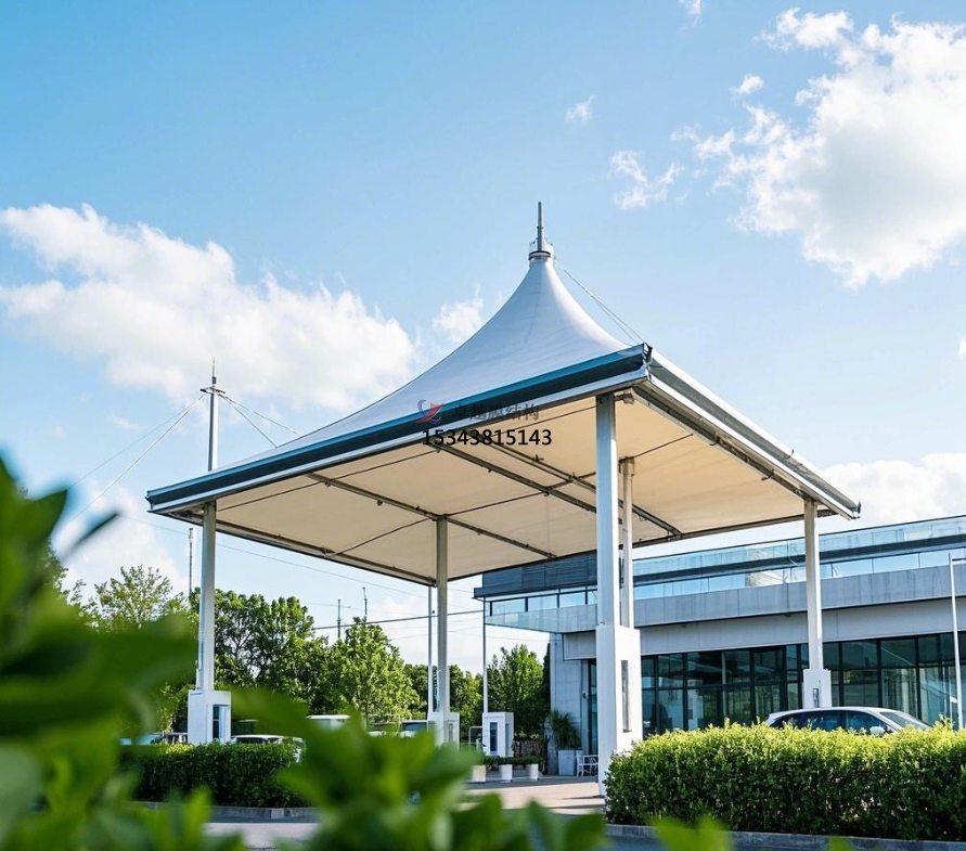 阜陽膜結(jié)構(gòu)公司【加氣站膜結(jié)構(gòu)雨棚】阜陽<font color='red'>膜結(jié)構(gòu)廠家</font>