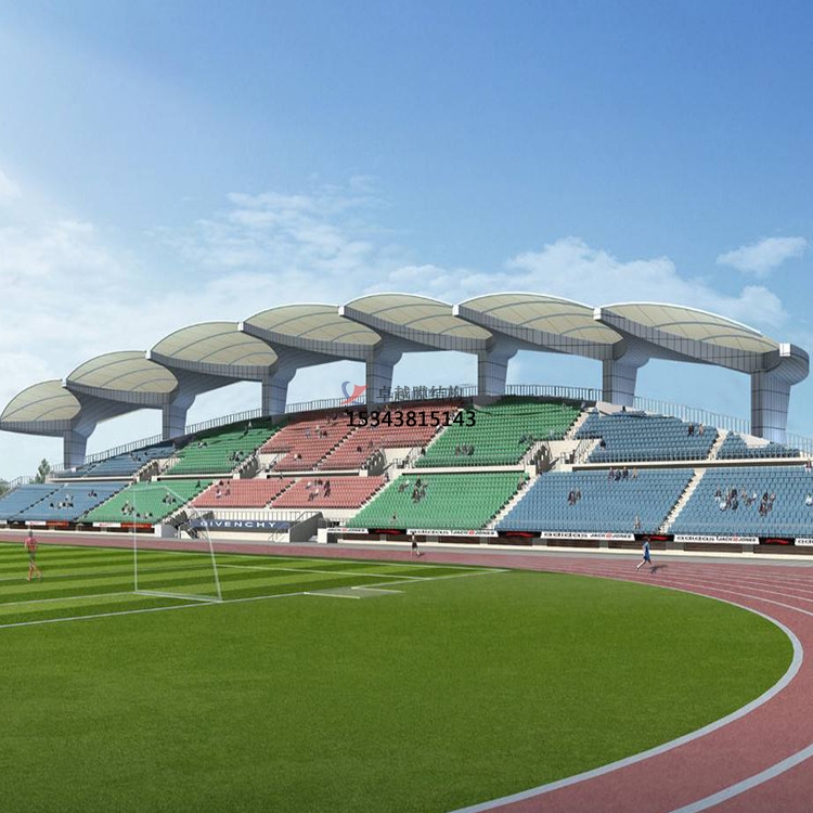 遼陽膜結(jié)構(gòu)公司【足球場看臺(tái)遮陽棚】遼陽<font color='red'>膜結(jié)構(gòu)廠家</font>