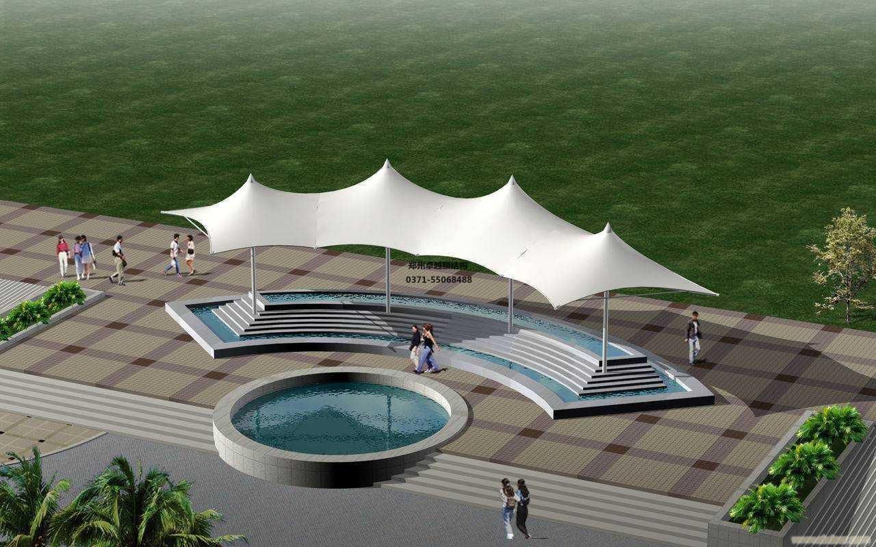 鄭州卓越公司安裝的高爾夫膜結(jié)構(gòu)怎么樣？